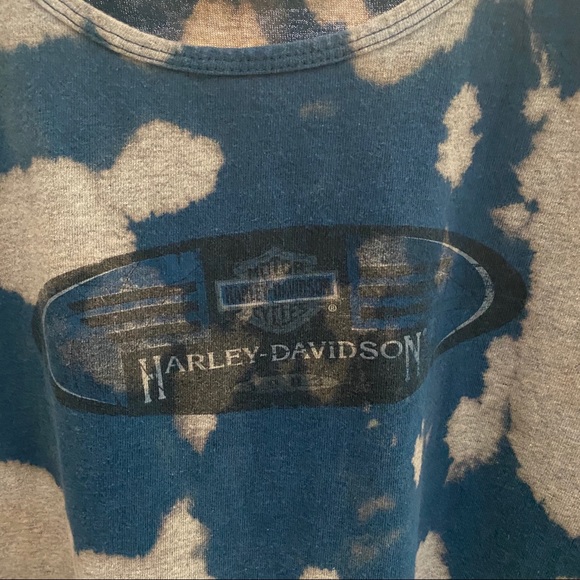 Vintage Tie Dye Harley Davidson Tank - Picture 3 of 5